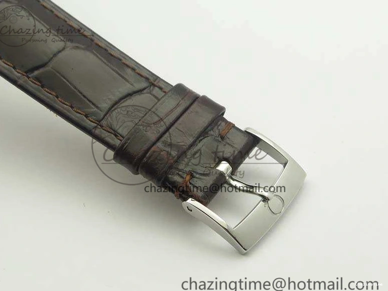 0107 De Ville Prestige Real Power Reserve SS TW 1:1 Best Edition White Dial RG Markers On Leather Strap A Thermal 8089